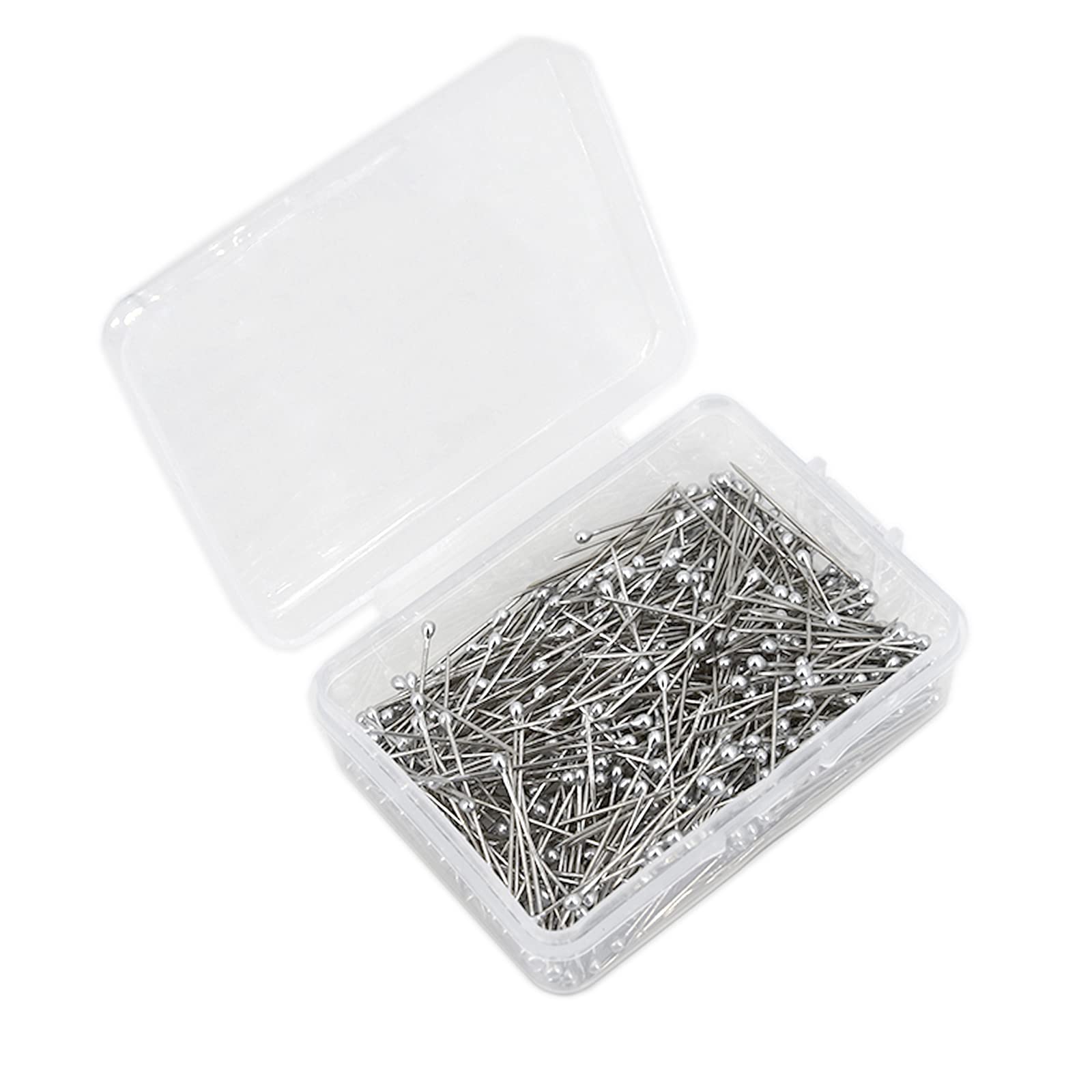 200 Pcs Silver Round Head Sewing Pins
