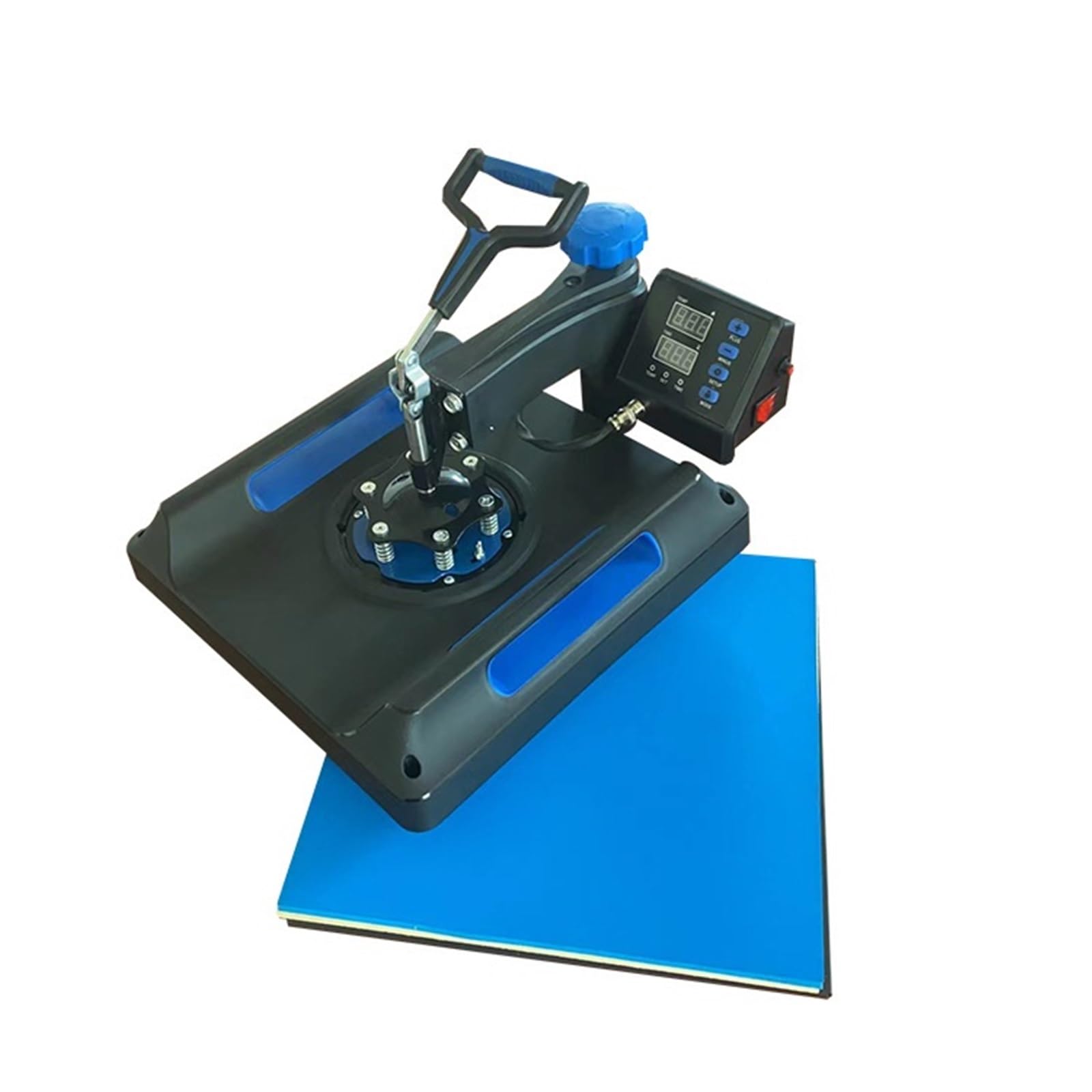 Macchina per pressatura a Caldo, Pressa A Caldo Trasferimento Digitale, Rotazione 360°, Multifunzione, Sublimazione, per T-Shirt, Cappelli, Tazze, Piatti per Borse di Tela