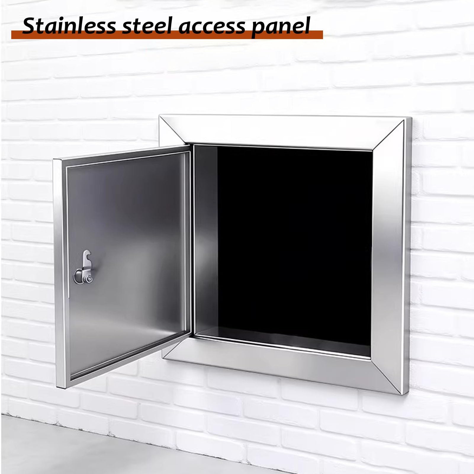 Porta di accesso impermeabile di alta qualità con serratura, 20 x 55 cm / 7.9x21.7in, per installazione su cartongesso, perfetta per cucina e bagno