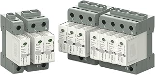 AC SPD 4P 20-40KA 420V Iimp:7/12.5KA House Lightning Surge Protector Protective Low-voltage Arrester Device YRSP-A12