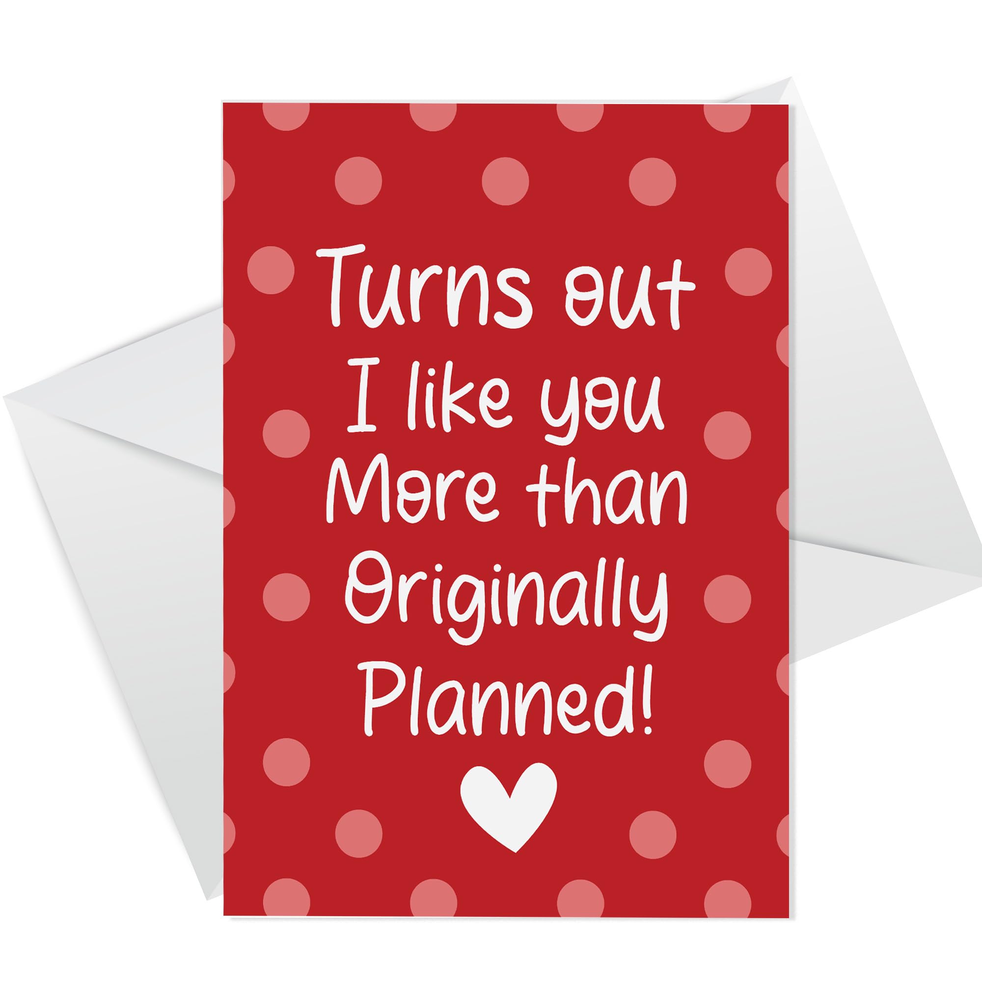 RED OCEAN Anniversary Card For Husband Wife Boyfriend Girlfriend, Funny 1st 2nd 3rd 4th 5th 10th 20th 30th Anniversary Card, Funny Card For Him Her, Anniversary Card With Envelope