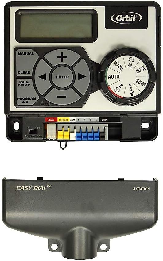 Orbit 94874 Sprinkler Timer Control Panel Diagram