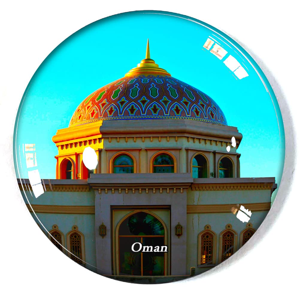 Oman Fridge Magnet Refrigerator Freezer Magnet Souvenir Decoration Magnet Sticker Glass Crafts