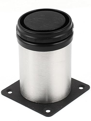 Miniatura 2 de IIVVERR 5 Pcs Screw Mounted Cabinet Support Metal Adjustable Leg Feet 50mm x 80mm (5 piezas de tornillo montado en el gabinete de soporte metálico