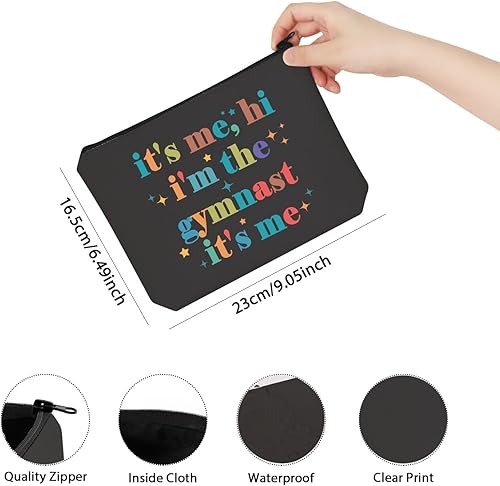 Miniatura 2 de TSOTMO Gimnasta equipo de gimnasia regalo regalo de graduación de gimnasta "It's Me, Hi I'm the Gymnast It's Me", bolsa de regalo para mujeres,