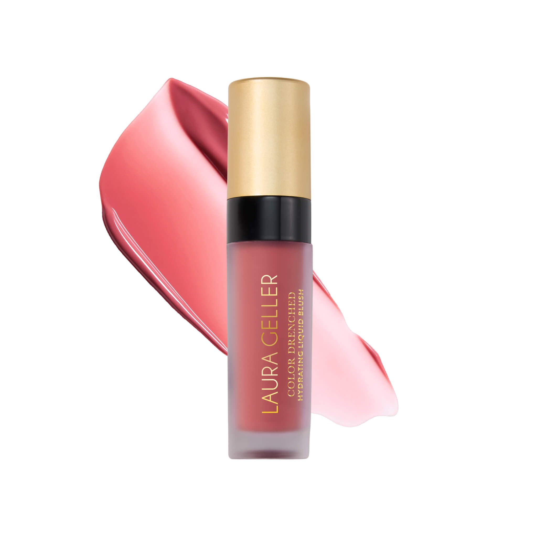 LAURA GELLER Color Drenched Liquid Blush,Buildable - Watermelon Pink
