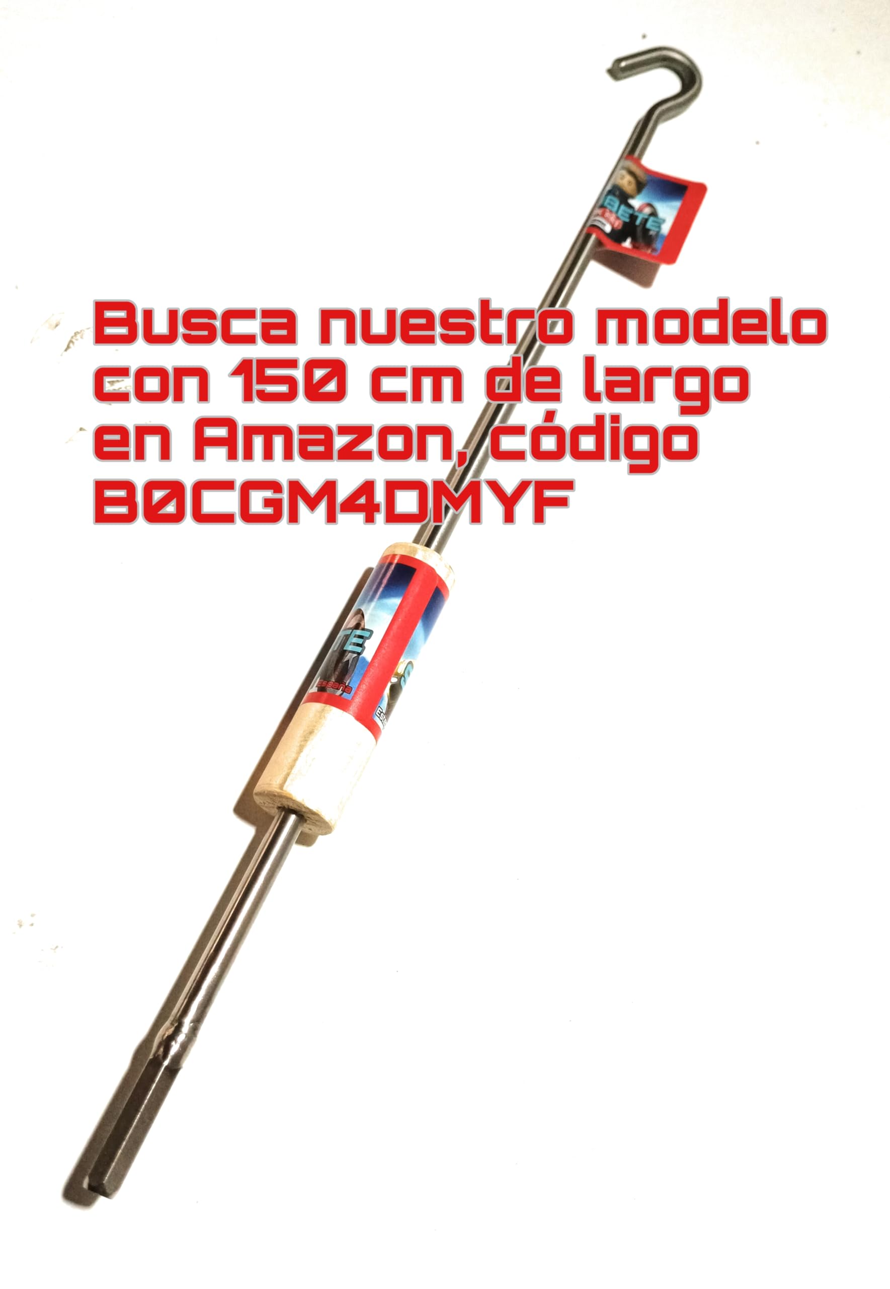 Manivela Eje Varilla para toldos CARDAXX en Acero Inoxidable 95cm accionada con Taladro (no Incl) Novedad Exclusiva Artesanal