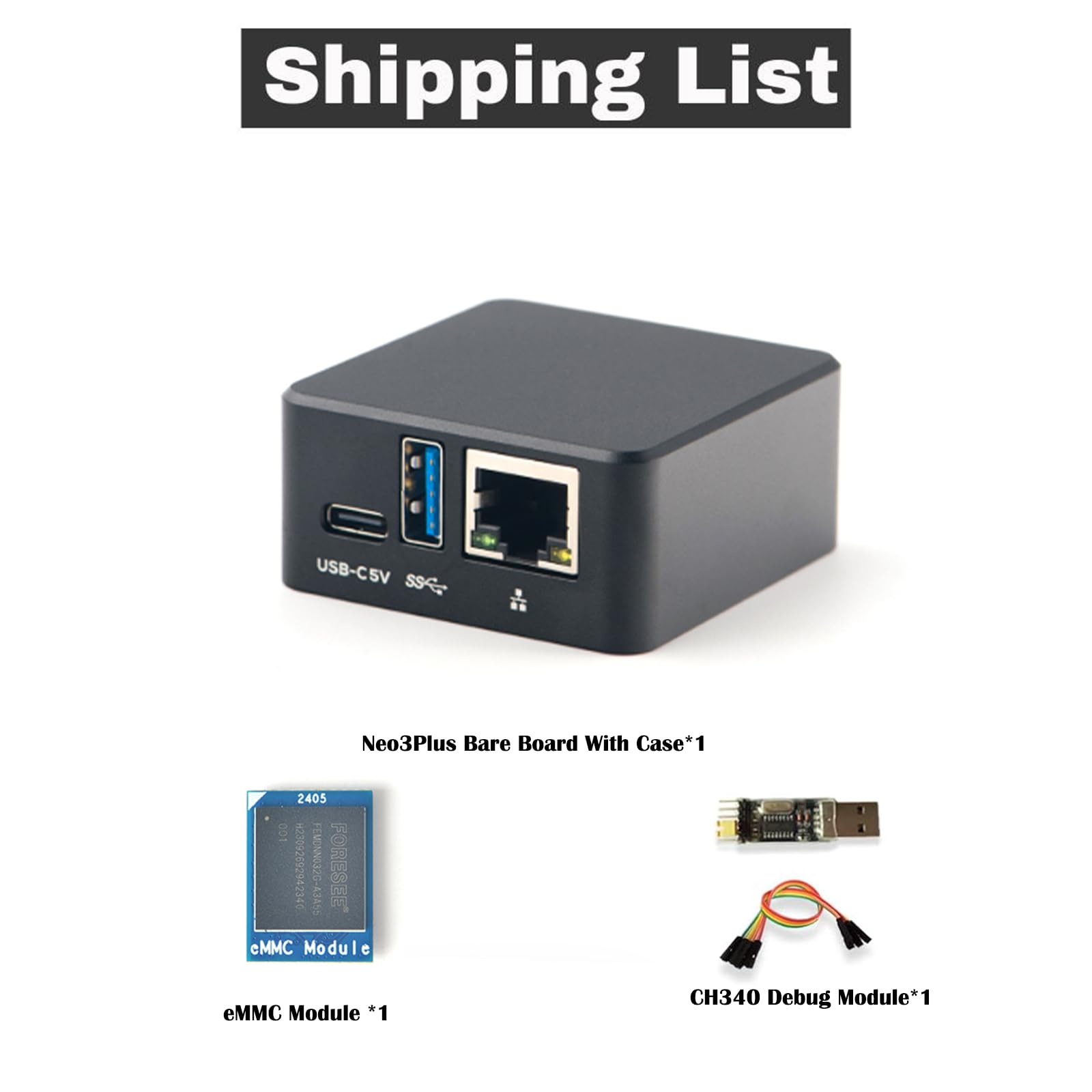 youyeetoo FriendlyElec NanoPi NEO3 Plus RK3528A Mini Router Single