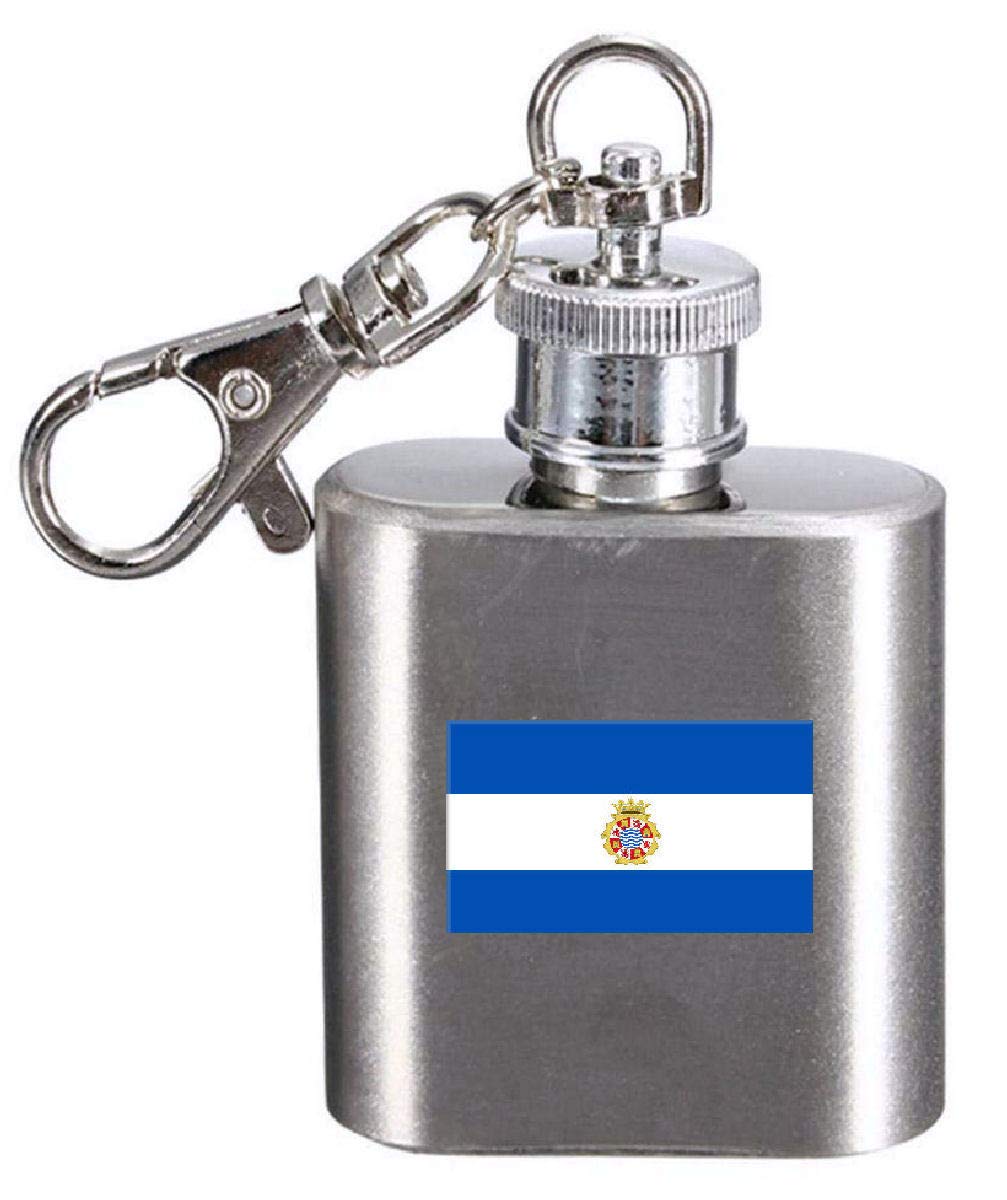 Flasque porte-clés Espagne, le cadeau gravé idéal pour homme