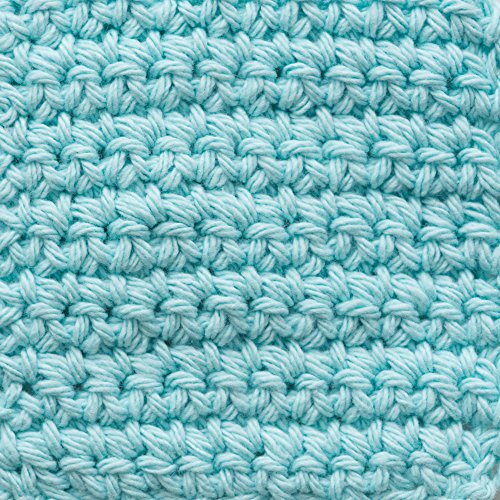 Image of Lily Sugar 'N Cream The Original Solid Yarn, 2.5oz, Medium 4 Gauge, 100% Cotton - Robins Egg - Machine Wash & Dry (10200101215)