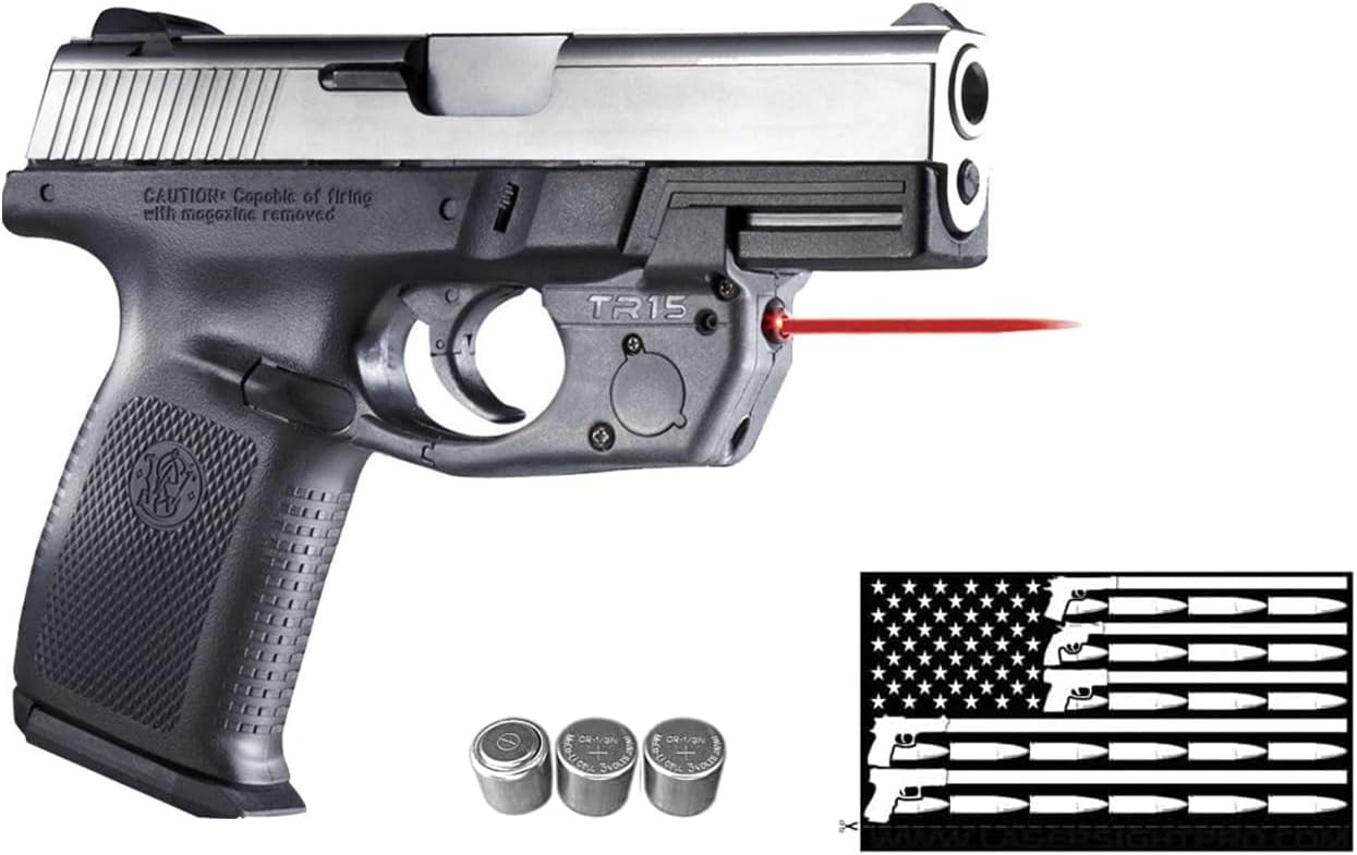 Red Laser Sight ArmaLaser TR15s / TR15 for Smith Wesson S&W Sigma SW9VE SW40VE SW9E SW40E SW9G with GripTouch Activation & 2 Extra Batteries [Does NOT fit SD9VE SD40VE]