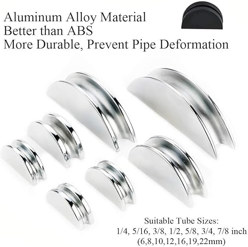 Miniatura 3 de Kit de dobladora de tubos de refrigeración con trinquete de tubería con accesorio de flexión inversa, herramienta manual de 1/4 a 7/8 pulgadas