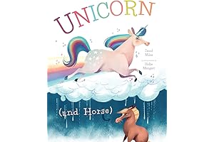 Unicorn and Horse: Coloring Pages for Girls and Boys 1-4
