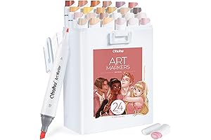 Ohuhu Alcohol Markers Skin Tone 24 Portrait Colors