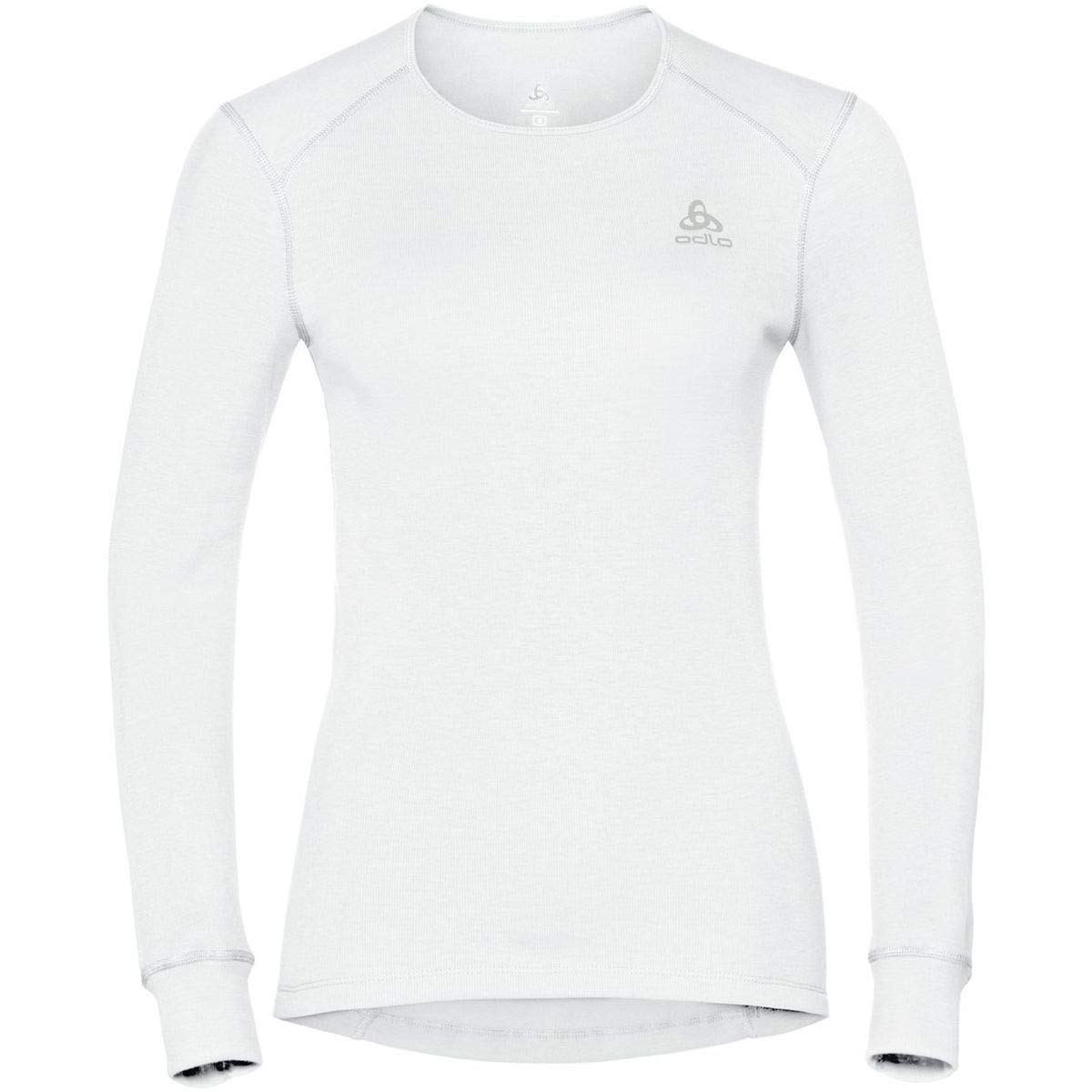 Odlo - Maglietta da donna collo rotondo, maniche lunghe, L/S