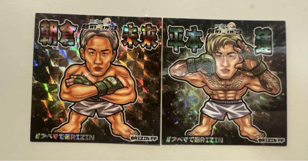 Amazon.co.jp: 限定品 朝倉未来 平本蓮 ステッカー 超RIZIN3 
