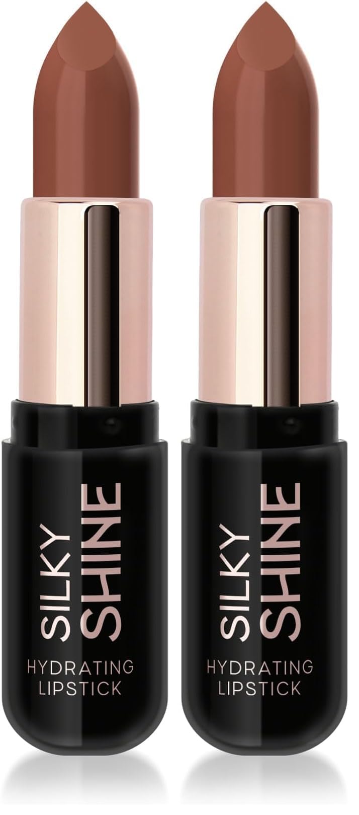 GOLDEN ROSE Silky Shine Hydrating Lipstick - Nemlendirici Ruj No:214 (2 paketi)