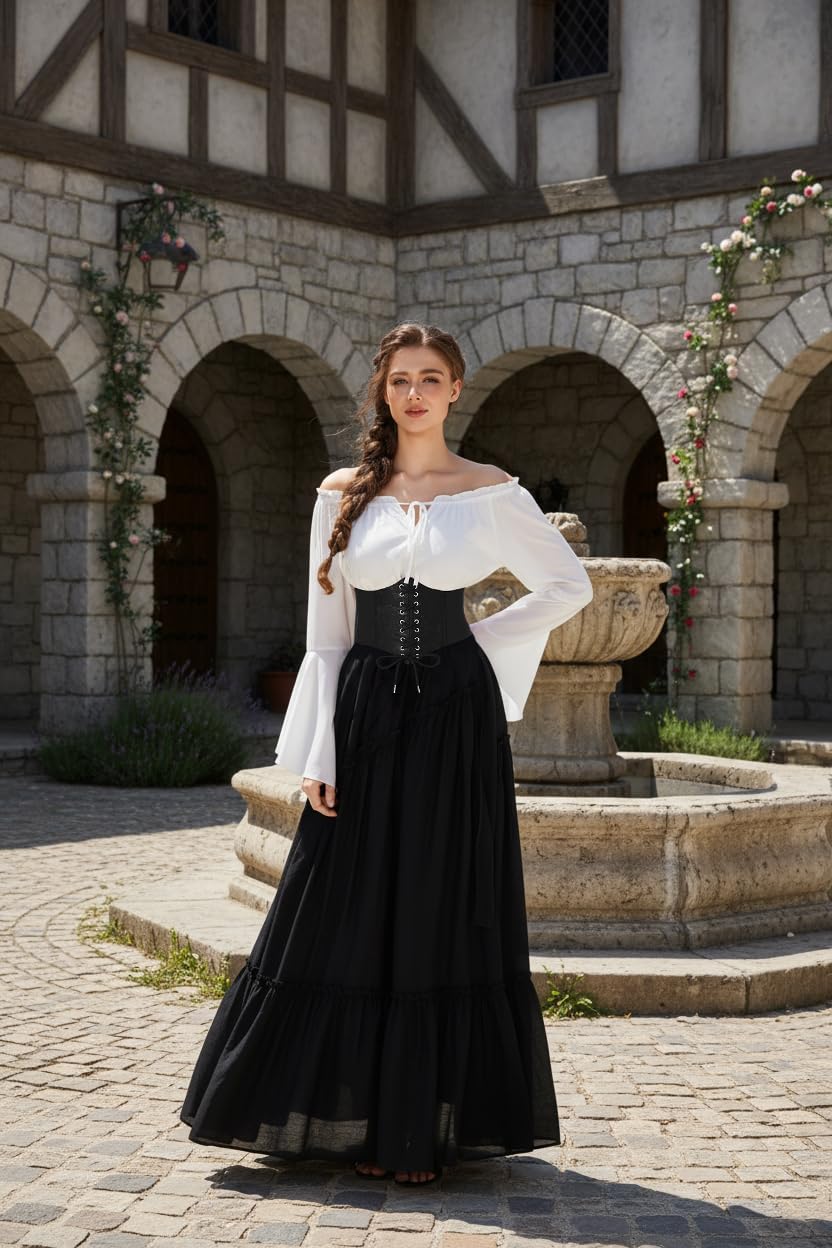 GRACE KARIN Lace-up Cinch Belt Tied Corset Elastic Waist Belt - Image 7