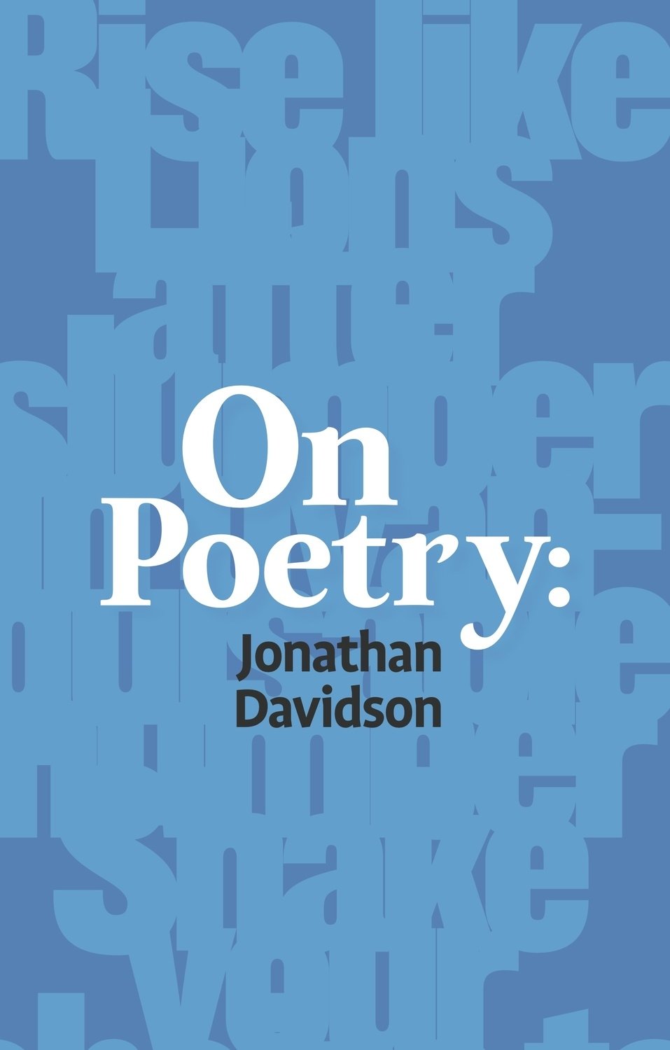 On Poetry: Jonathan Davidson