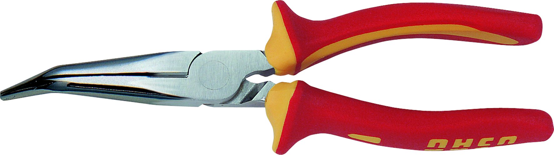 USAG 081 PN - Pinza isolata a becchi mezzotondi lunghissimi piegati a 45° 00810015