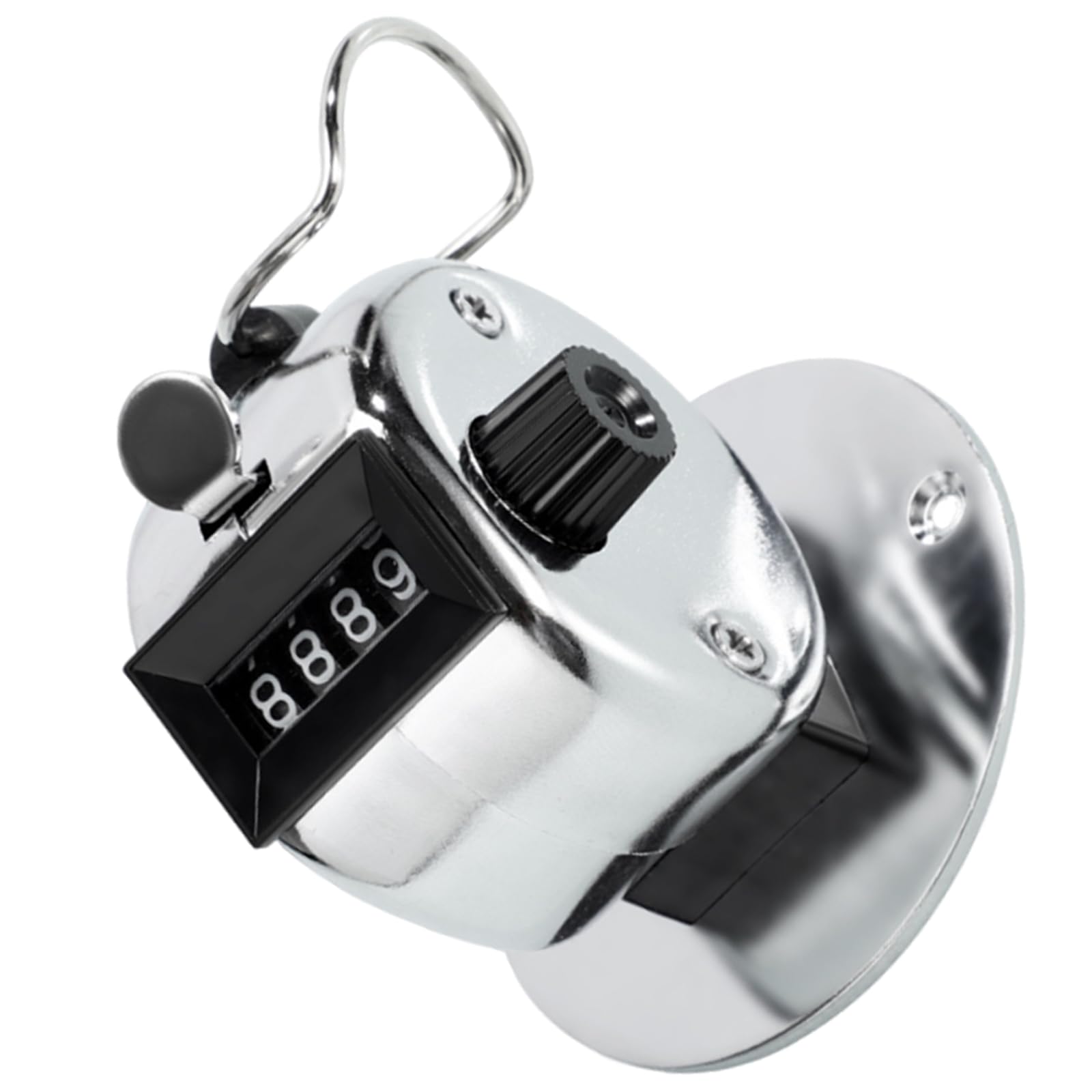 Hsioluted A Manual Press Counter Easy Carry Handheld Clicking For Inventory Sports Event Durability Metal Construction Durability Metal Counter