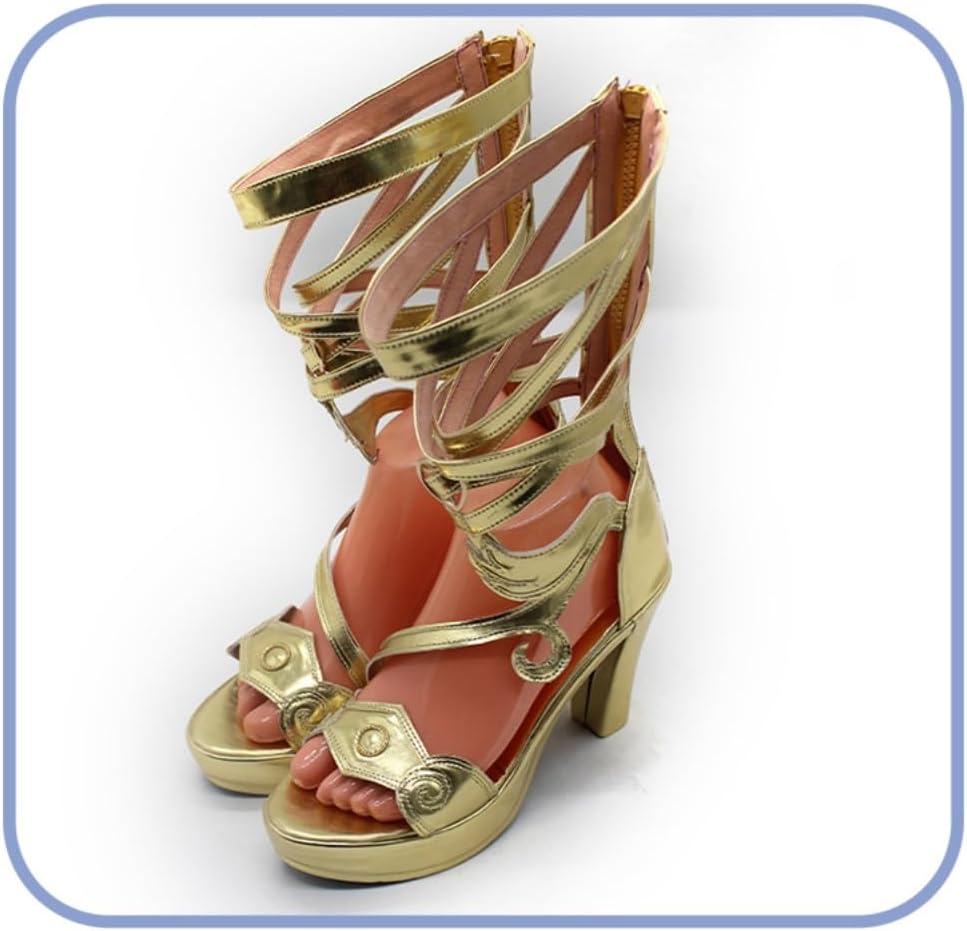 Tribbie Cosplay High heel Boots for Game Honkai: Star Rail Anime Shoes for Conventions & Halloween Women Men Size