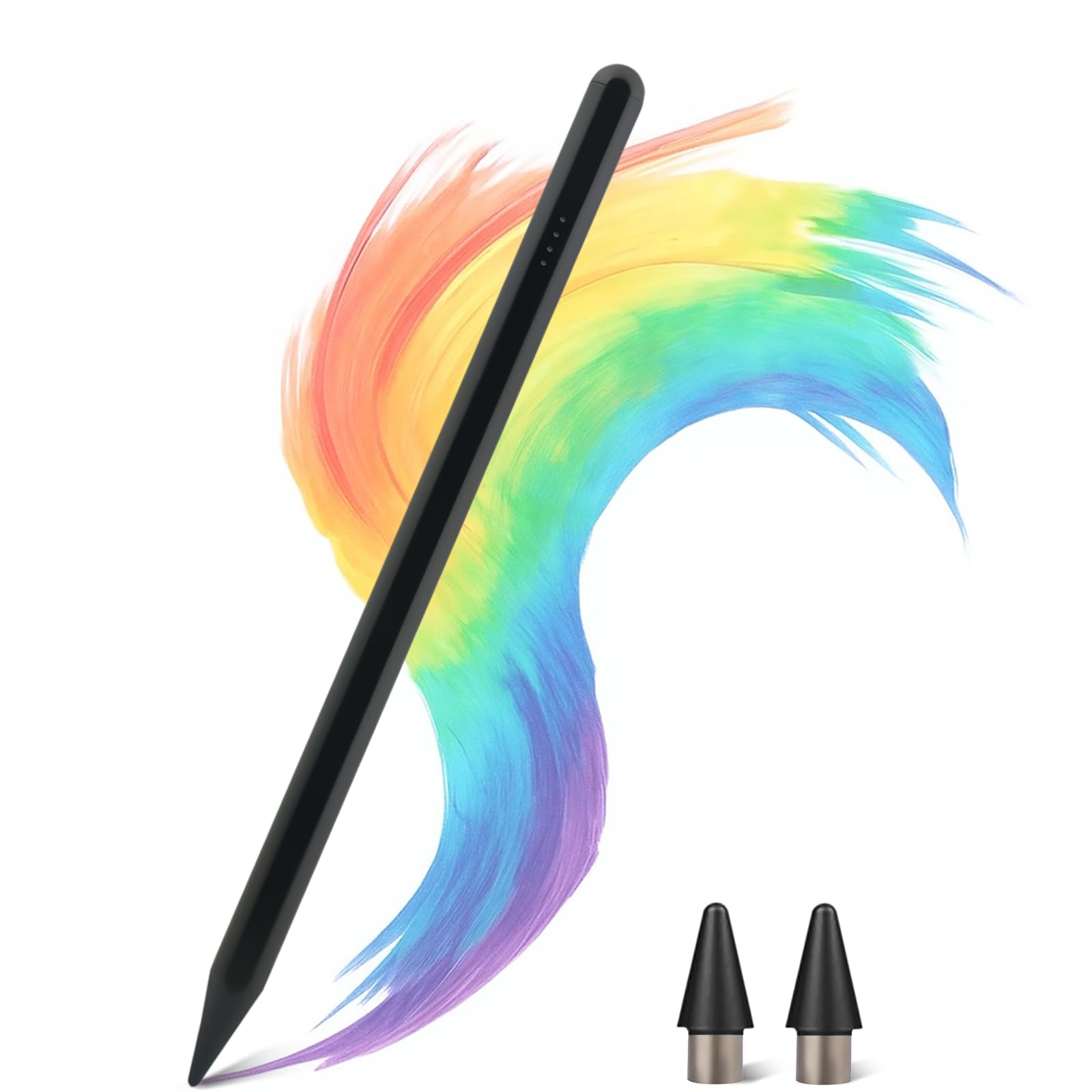 Stylus Pen for iPad (2018-2026), Magnetic USB-C Fast Charging Pencil, Palm Rejection & Tilt Sensitivity, Compatible with Apple iPad Pro 11"/12.9"/M4,