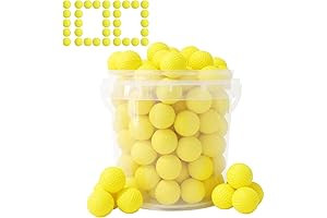 100 Rounds Refill Pack Balls Ammo Compatible with Nerf Rival Gun