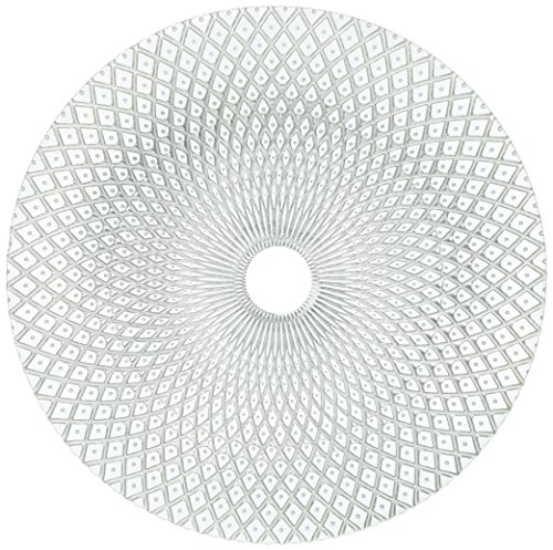 ChargeIt by Jay Ege Round Charger Plate, 13-Inch, Silver