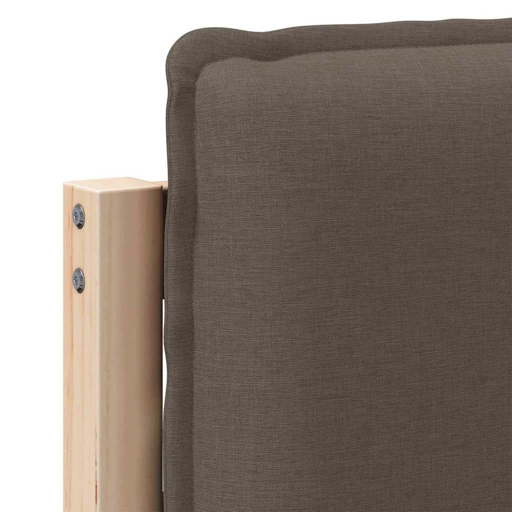 Wyściełany zagłówek z litego drewna sosnowego, naturalnie jasnoszary, 140 cm, nowoczesny design do sypialni, trwały i wygodny