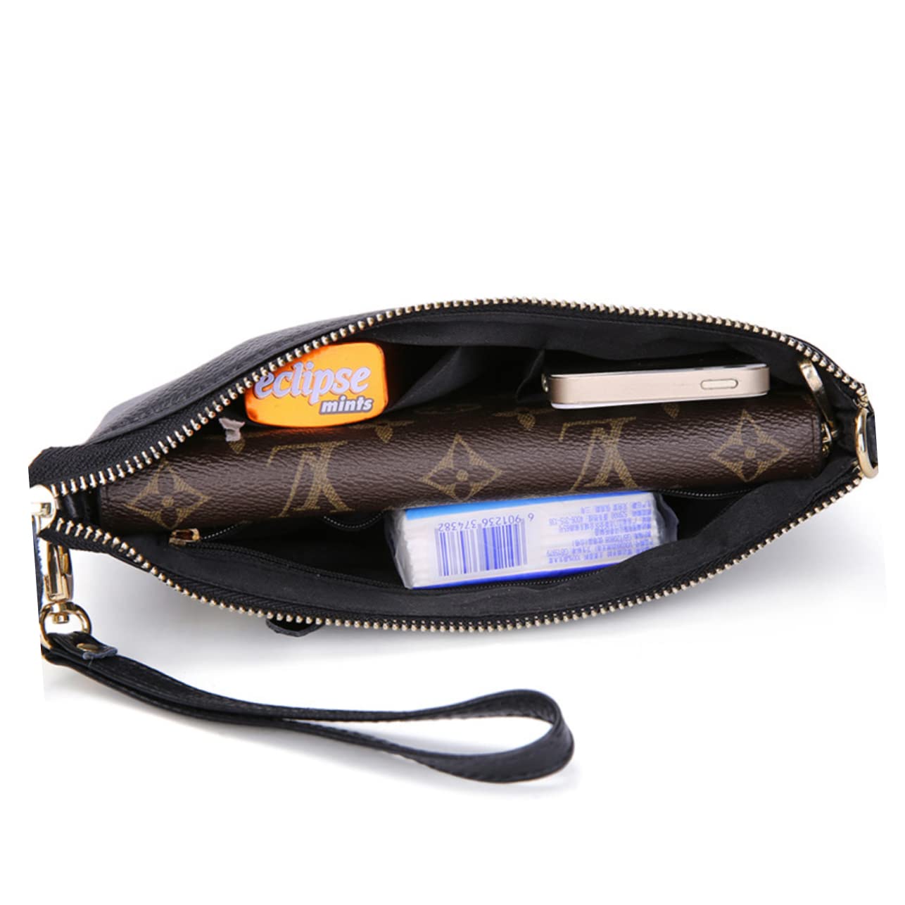 SHERCHPRY Bolso De Hombro De Cuero Vintage Para Mujer Bandolera Retro De Piel Tote Elegante Para Fiesta Resistente Al Agua y Antirrayaduras Negro