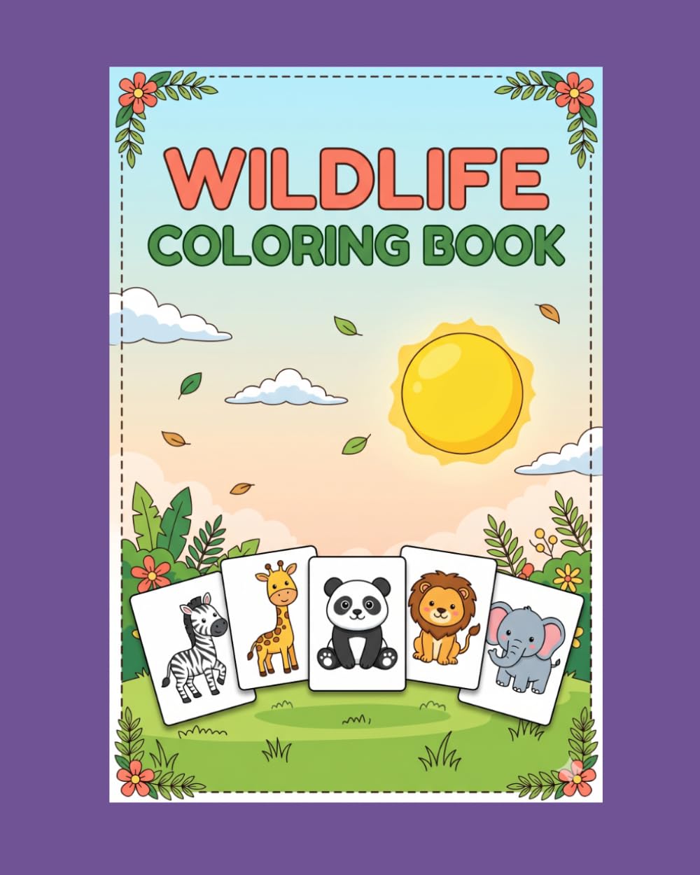 My First Wild Friends: Wild Animals Coloring Book