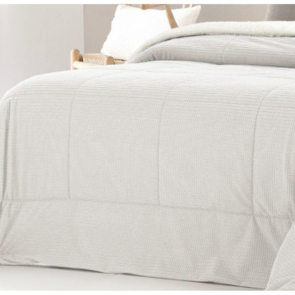 ANTILO TEXTIL Edredón Confort con Reverso de Borreguito YSABELA (Blanco, 180 cm(270x270 cm))