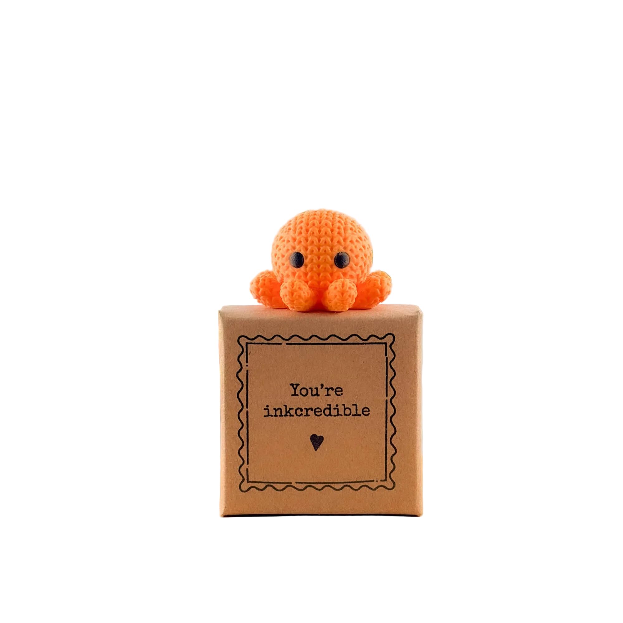Image Industry You're Inkcredible – Ollie the Octopus | Tiny Little Gifts | Miniature Keepsake Gift Made in the UK