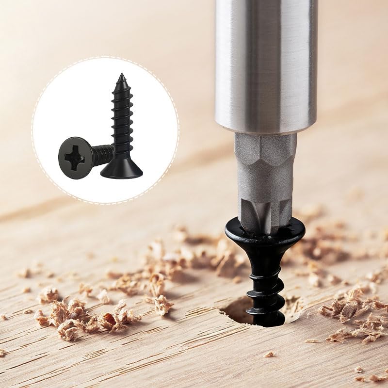 50 Pcs Black Self Tapping Screws (M3x16-50pcs)