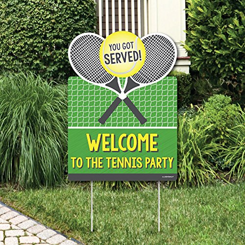 You Got Served - Tennis - Party Decorations - Baby Shower Tennis Ball Birthday Party Welcome Yard Sign #TOP28