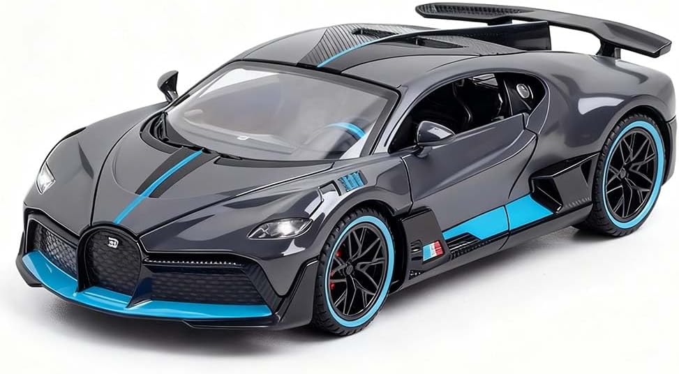 TGRCM-CZ 1/32 Scale Bugatti Divo Car Model Toy Car, Pull Back Vehicles Toy Car for Toddlers Kids Boys Girls Gift