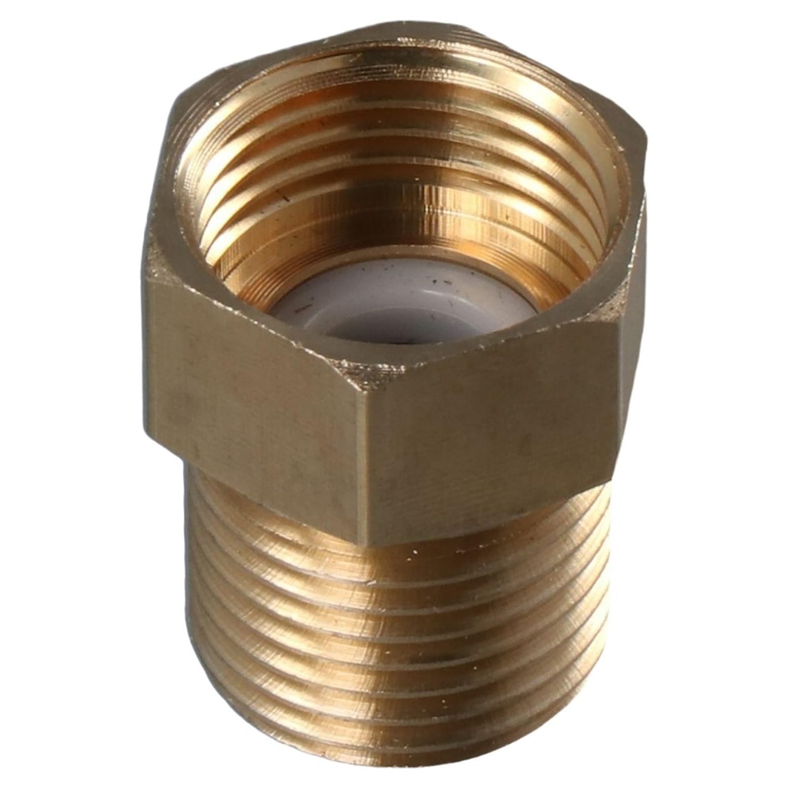 Clapet Anti-Retour en Laiton doré 1/2" Clapet Anti-Retour Filetage Femelle vers mâle Résistance à l'ozone Huile Eau Gaz Non-Retour