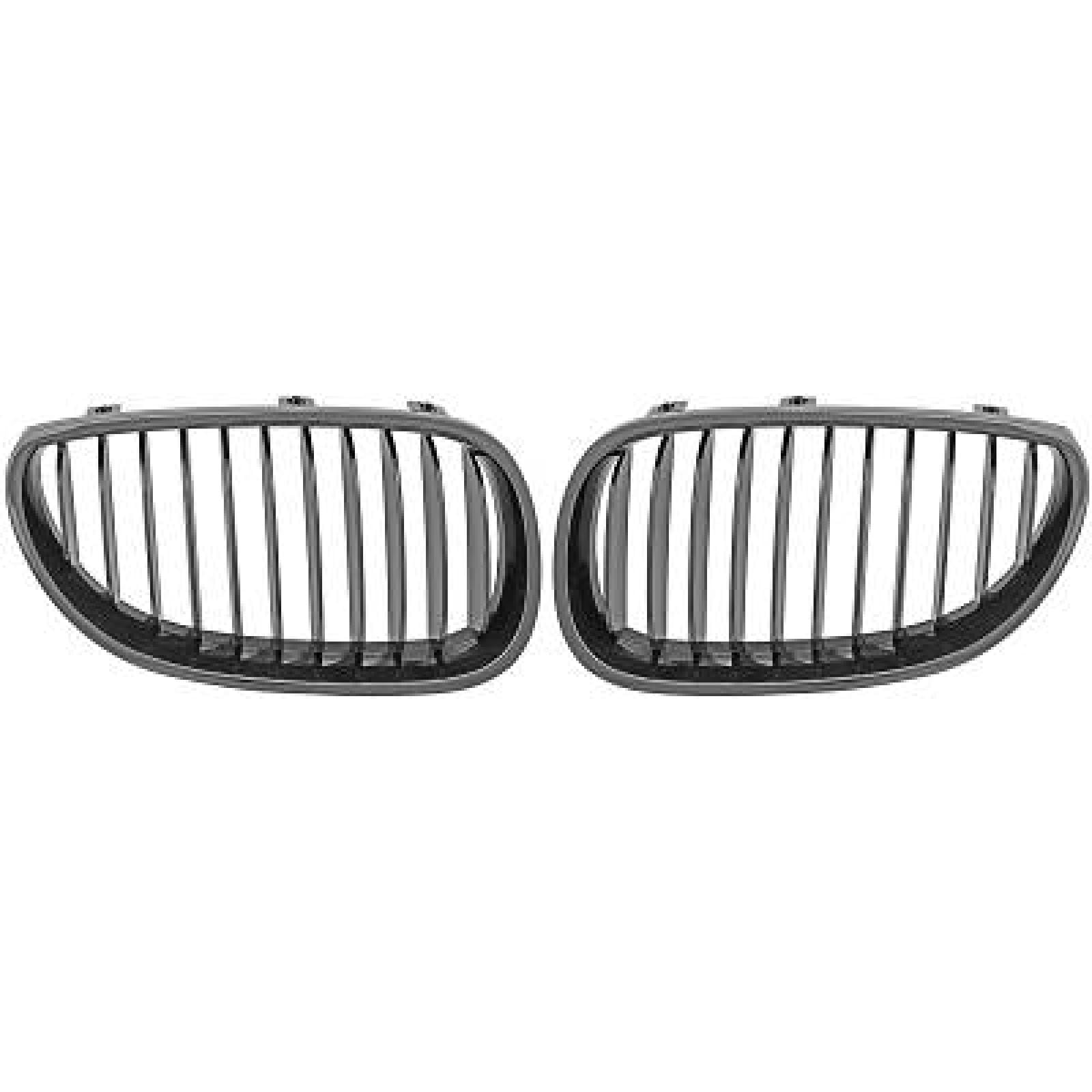 Grille de radiateur pour remplacer calandre ternie BMW E60 E61 noir - 2