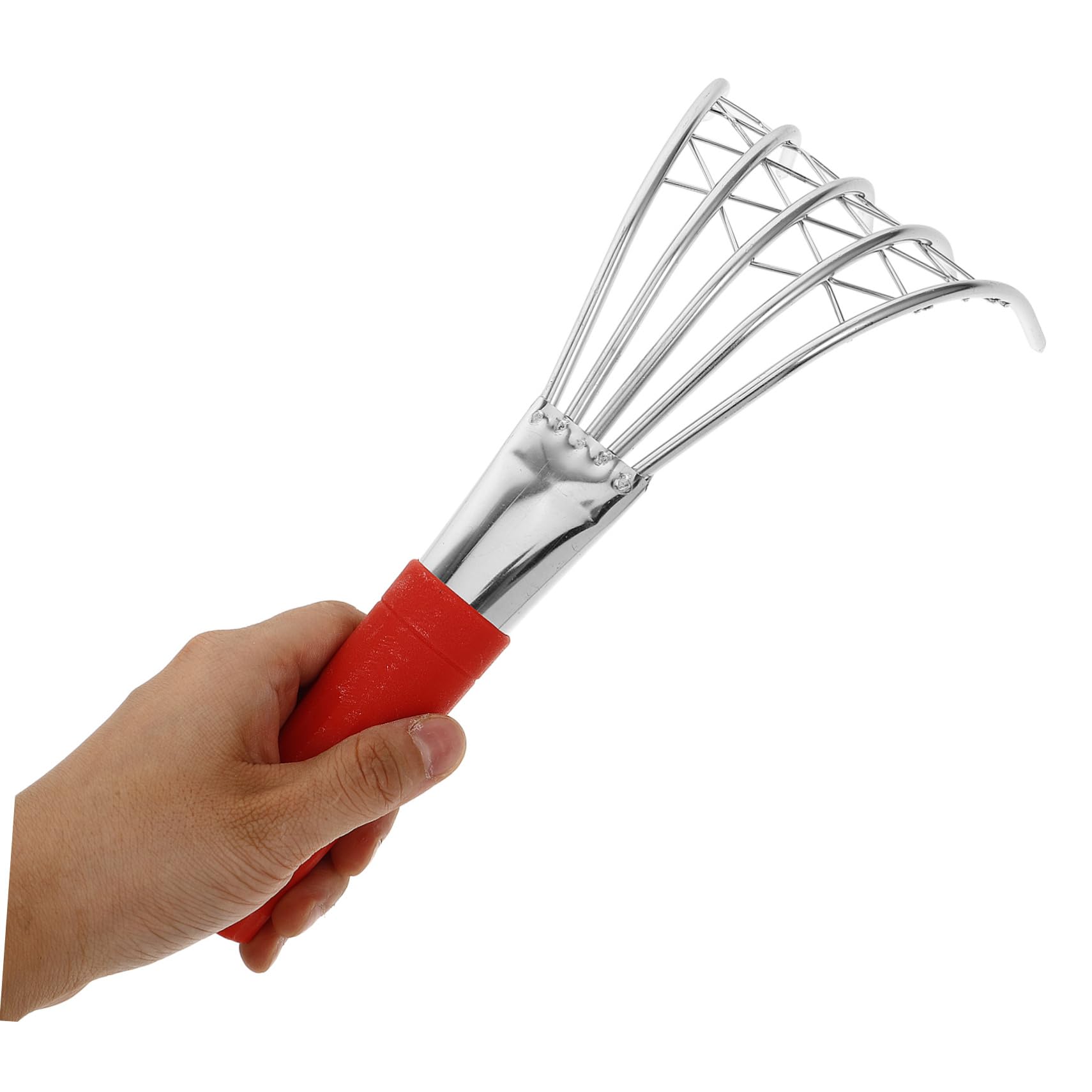 Sosoport 2stücke Handheld Muschelrechen Aus Edelstahl Wiederverwendbarer Strandgräber Für Muscheln Und Krabben Praktisches Werkzeug Für Strand Mit Fünf Zähnen