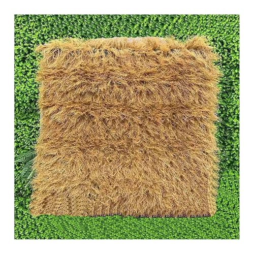 SARKEY Techo De Paja Artificial, Estera Paja De Palma Simulado Mexicano, Hierba Ciega De Pato, Rollo Paja SintéTica Plástico PE, para Bar Cubiertas Sombrillas Valla Decoración(0.5x0.5m(1.64x1.64ft))