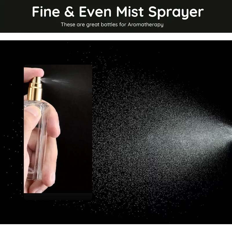 WINKCART Refillable Perfume Spray Bottle|Fine Mist Atomizer |Travel-Friendly & Leakproof Fragrance Sprayer|Empty Pocket Cologne Container for Perfume,Essential Oils & Room Fresheners|30ml 4