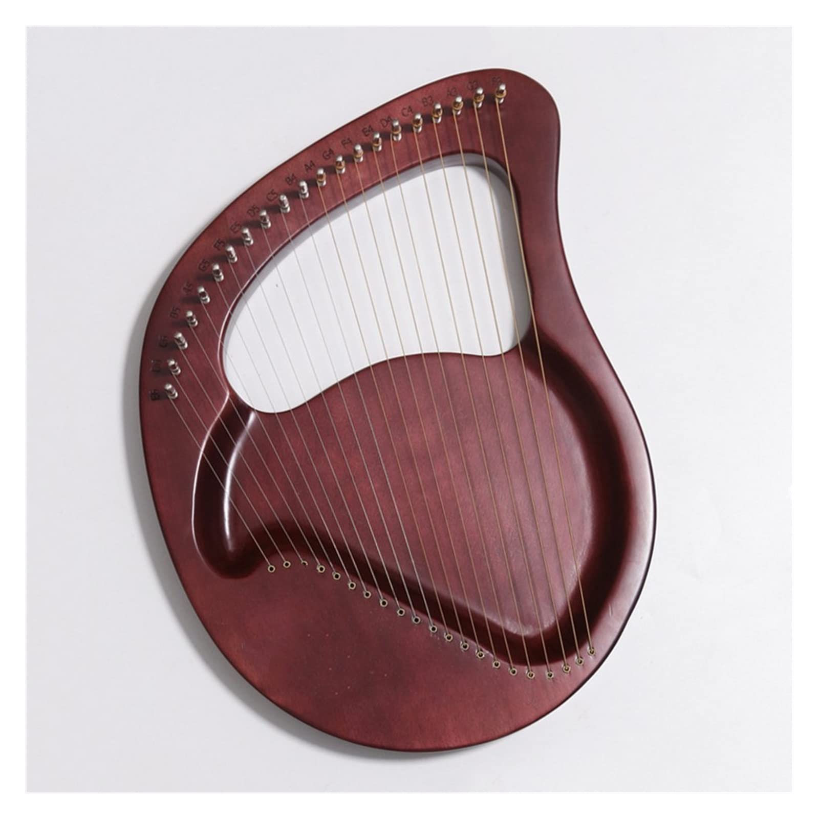 Instrumento de arpa de Lira de 21 y 24 cuerdas, instrumento musical de arpa de Lira transparente con sintonizador, martillo, Lira, arpa para principiantes