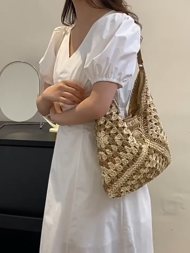 Rejolly Straw Hobo Bag para Mujer Tote Bag Verano Playa miniatura 7