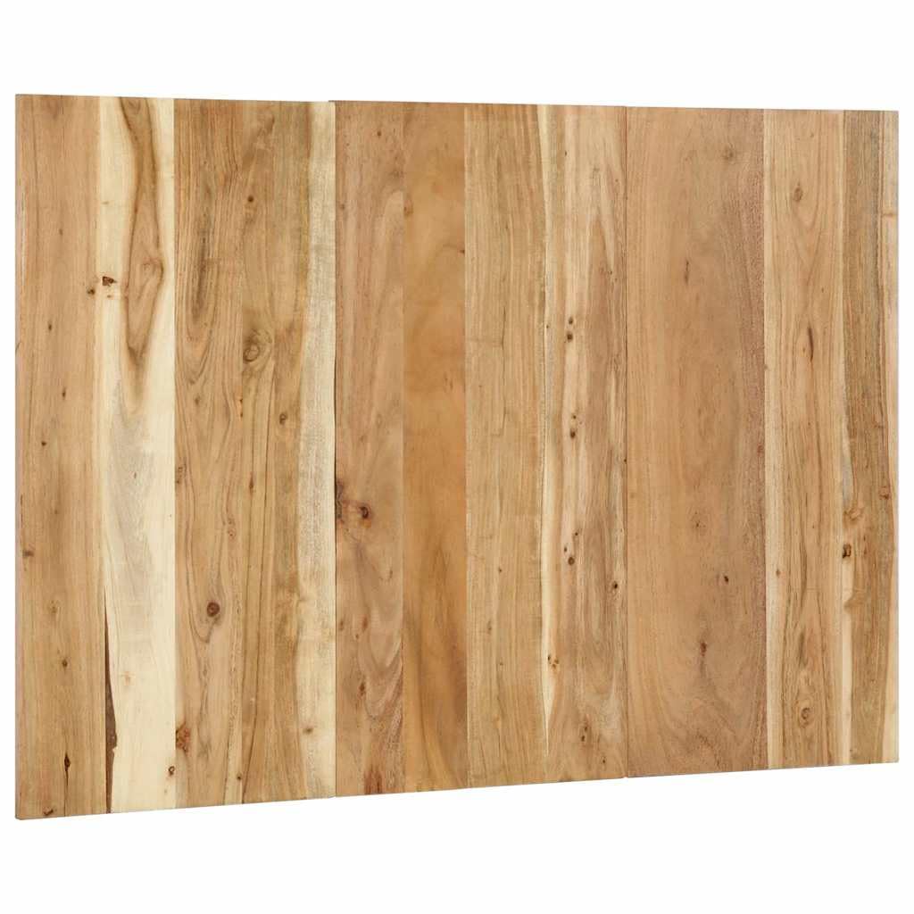 Tête De Lit 140 Cm Bois Acacia Massif Brun - Style Industriel Durable Et Élégant