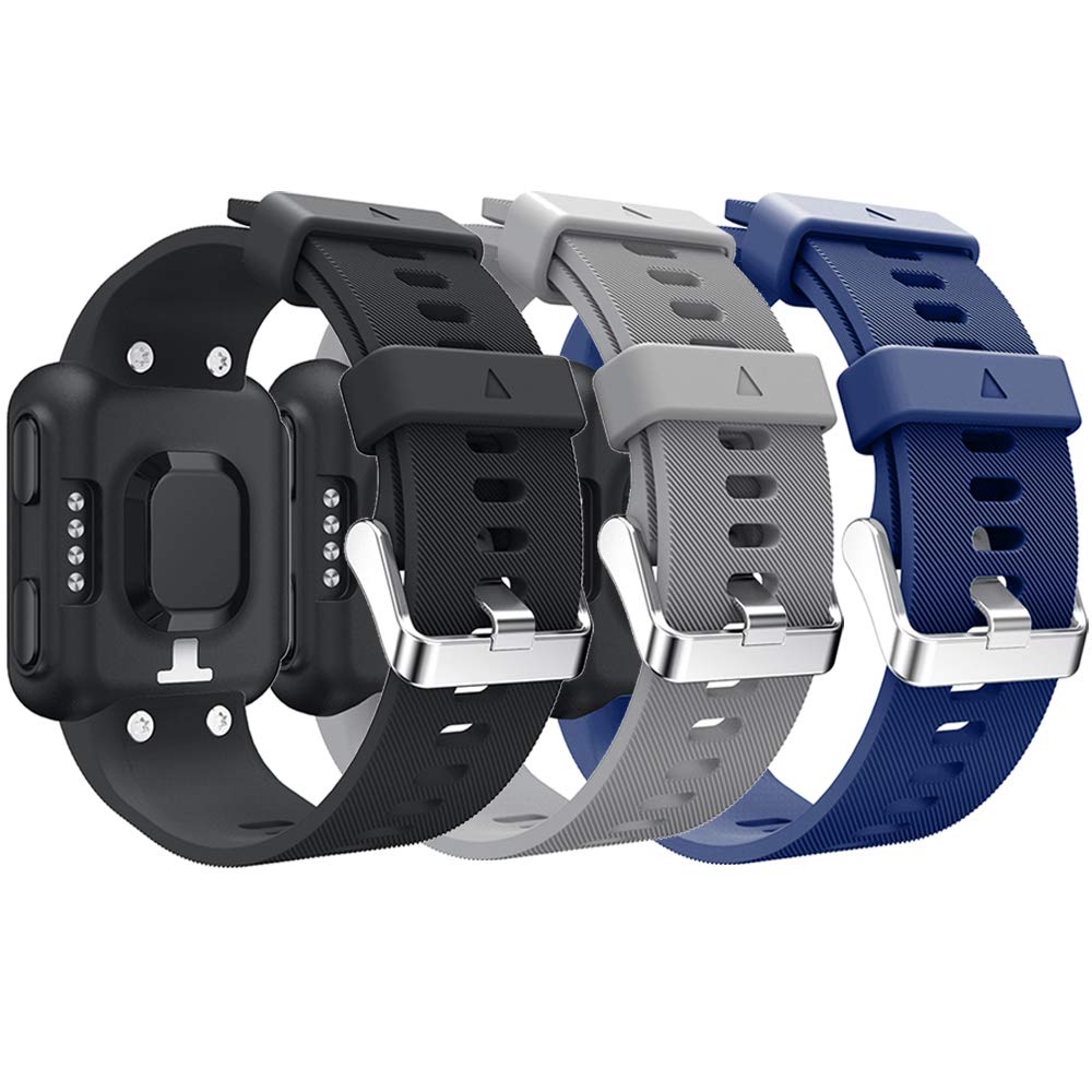 Correa para Garmin Forerunner 35, correa de repuesto de silicona suave para reloj inteligente Garmin Forerunner 30 (sin rastreador)