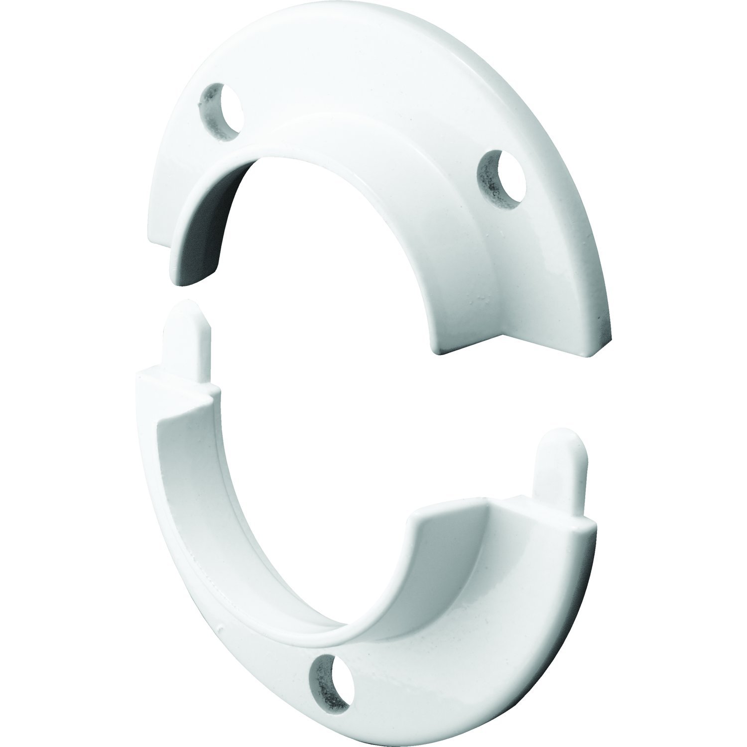 Socket de pole de placard Prime Line Mp7050 fonte pour réparer une penderie affaissée