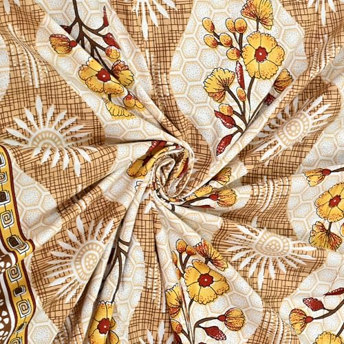 Image of India 100% Pure Cotton Jaipuri Printed Double Bedsheet with 2 Pillow Covers | Traditional Sanganeri Floral Design | Soft Breathable Fabric | King Size Bedsheet for Bedroom (Kaya49)