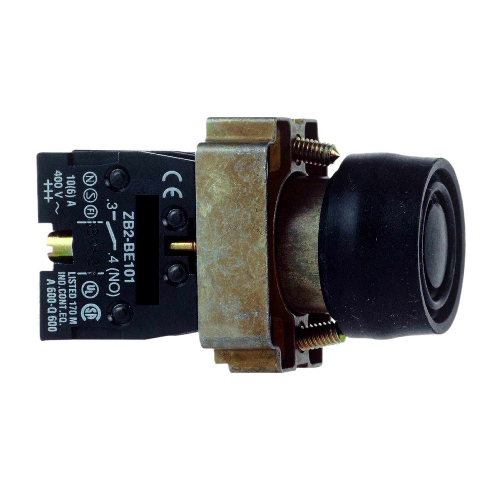 Botón del capó XB2BP de alta resistencia mecánica con base ZB2BZ101C modular