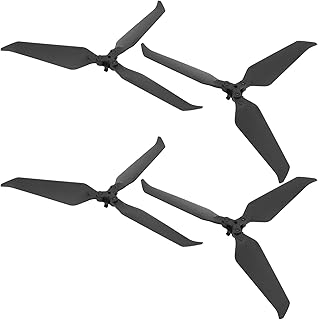 VGEBY 2 Pairs Drone Propeller, Drone 3-Blades Propeller Drone Blades RC Quadcopter Spare Parts Noise Reduction Nylon Fiber Spare Parts Fit for D JI M avic 2 Pro Modeling Accessories